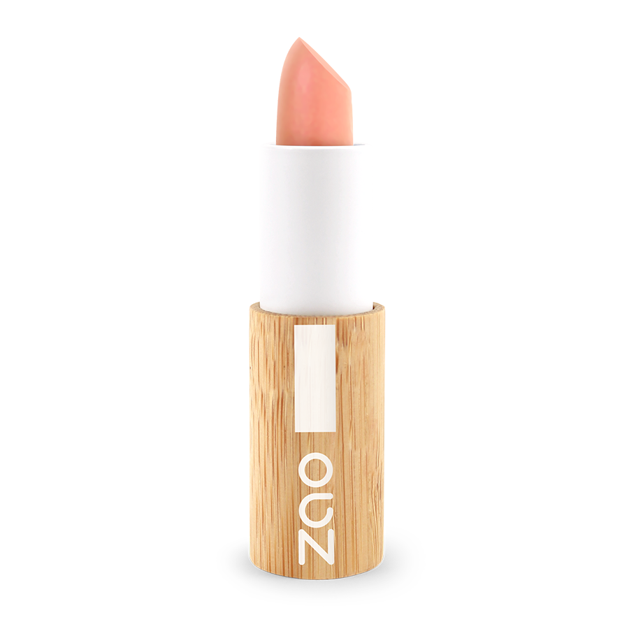 Zao - rouge à lèvres Coccon 415 Nude pêche 3,5g - certifié bio