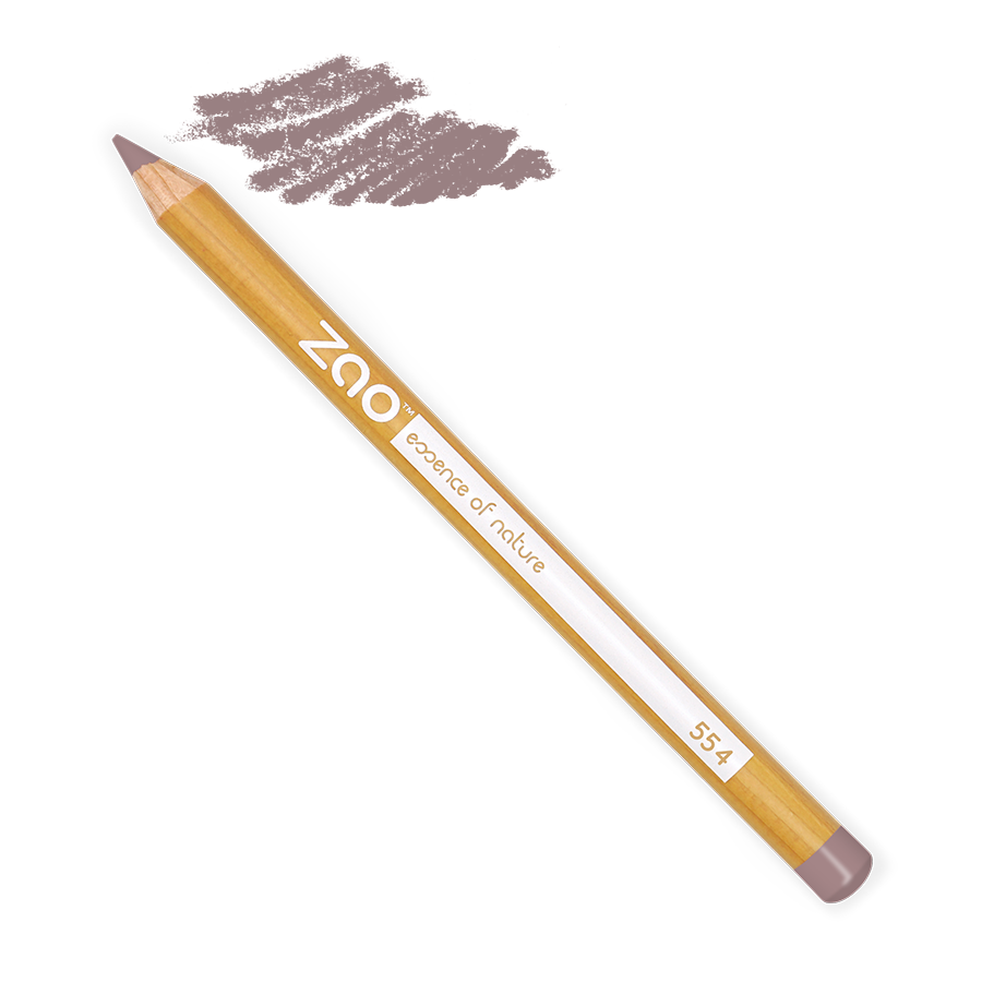 Zao - crayon yeux et sourcils 554 brun clair 1,14g - certifié bio