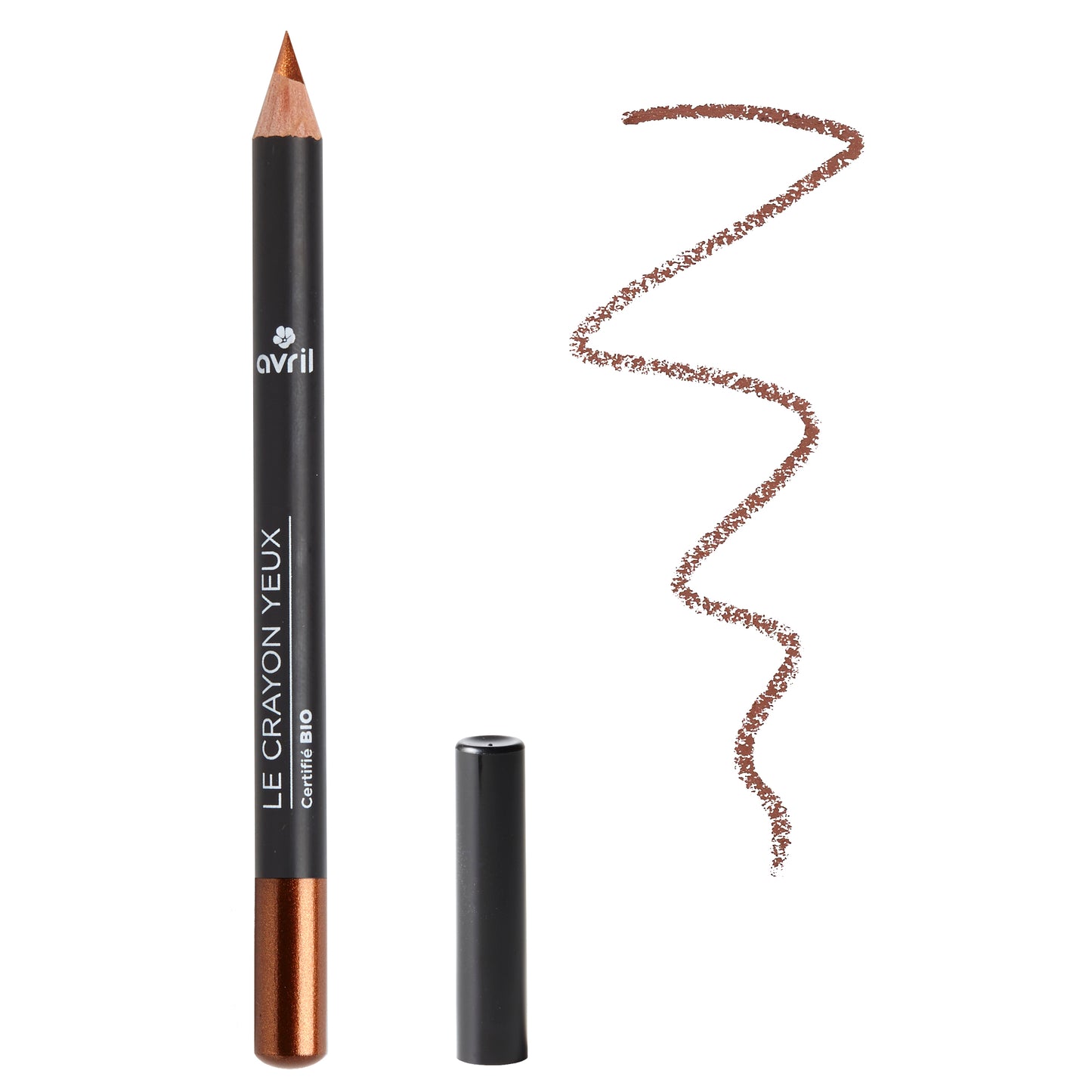 Avril - Crayon contour des yeux bronze cuivré 1g - certifié bio