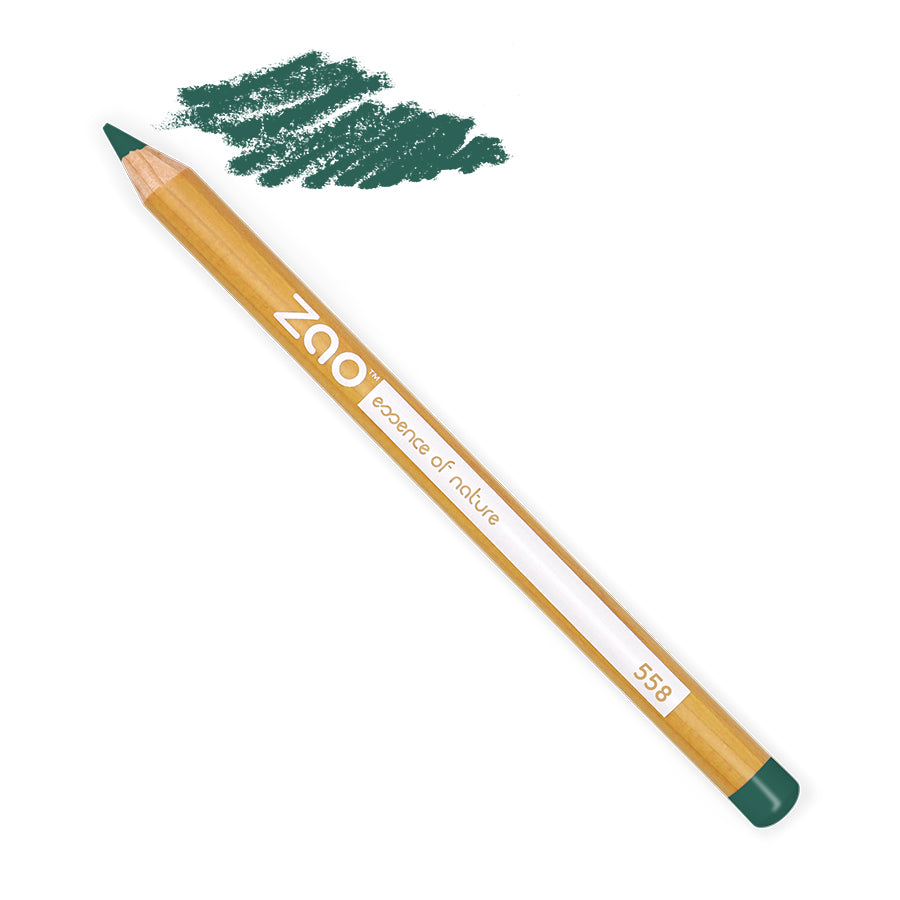 Zao - crayon yeux 558 vert 1,14g - certifié bio