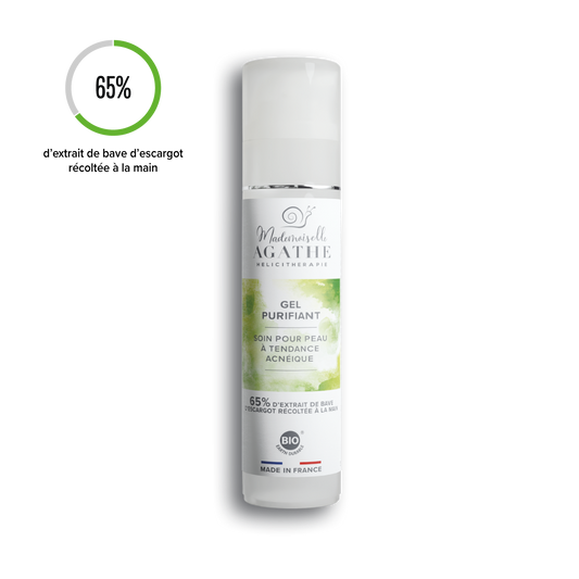 Mademoiselle Agathe - gel purifiant pour peau à tendance acnéique 50 ml - certifié bio