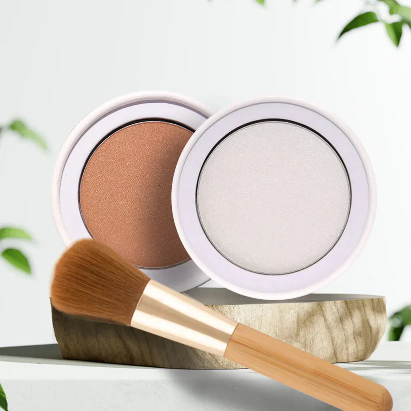 Born to Bio - poudre illuminatrice (highlighter) 01 blanc irisé 7g - certifié bio