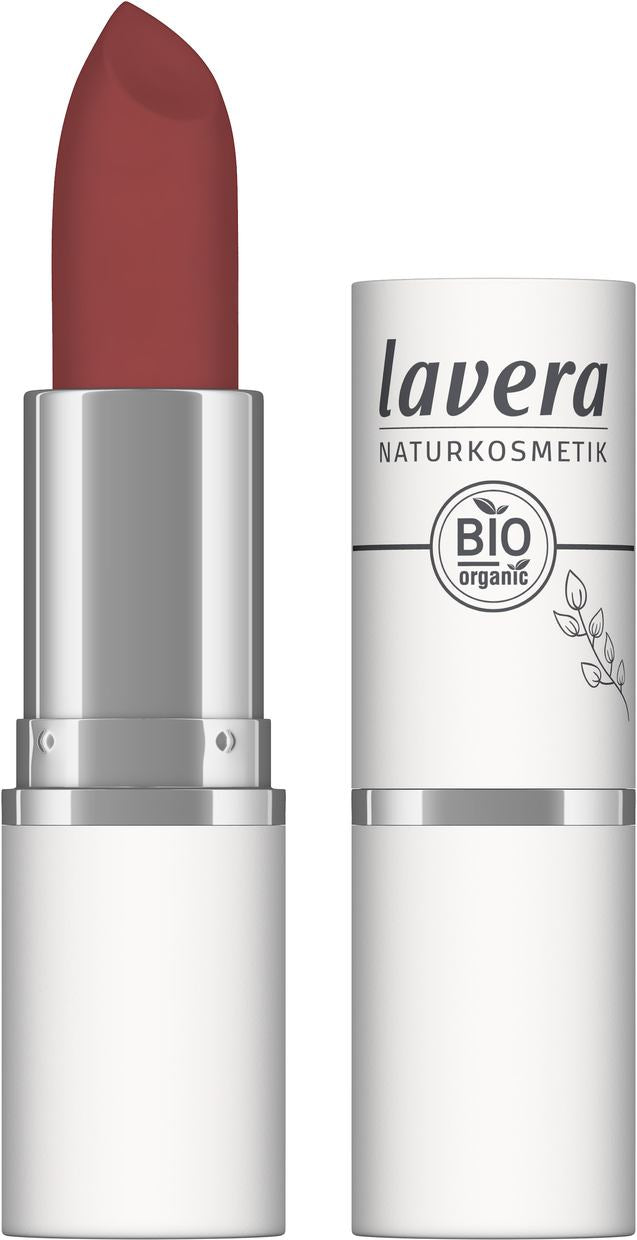 Lavera - Rouge à lèvres Velvet Matt Vivid Red 04 4,5g - certifié bio
