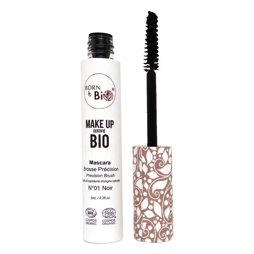 Born to bio - mascara précision 01 noir 6ml - certifié bio