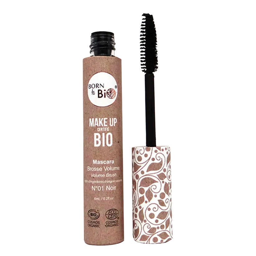 Born to bio - mascara volume 01 noir 6ml - certifié bio