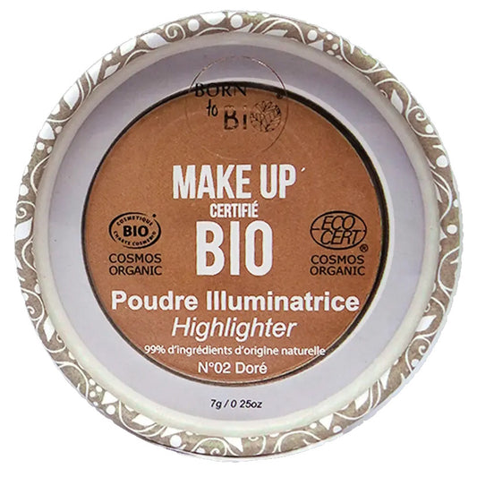 Born to Bio - poudre illuminatrice (highlighter) - certifié bio