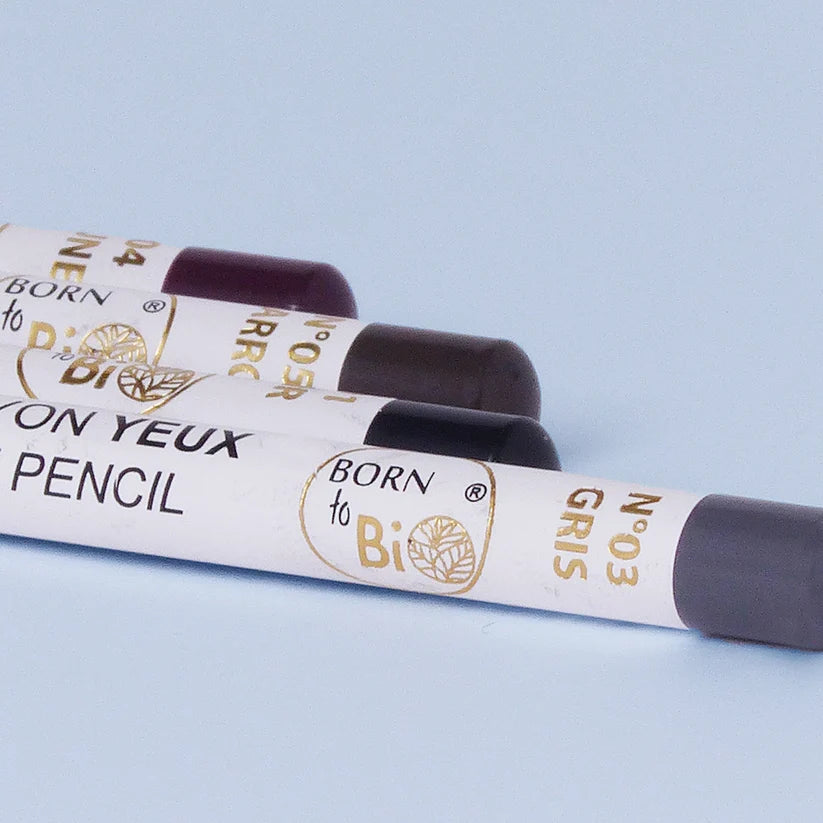 Born to bio - crayon yeux 01 noir 1,4g - certifié bio