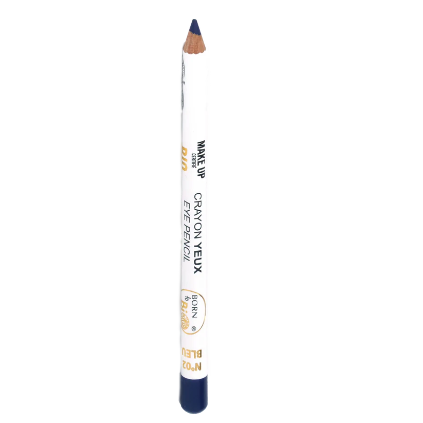Born to bio - crayon yeux 02 bleu 1,4g - certifié bio