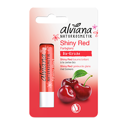 Soins des lèvres bio rouge brillant 4,5 g Alviana