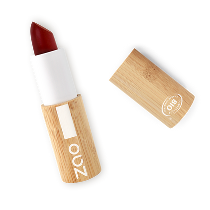 Zao - rouge à lèvres Coccon 413 Bordeaux 3,5g - certifié bio