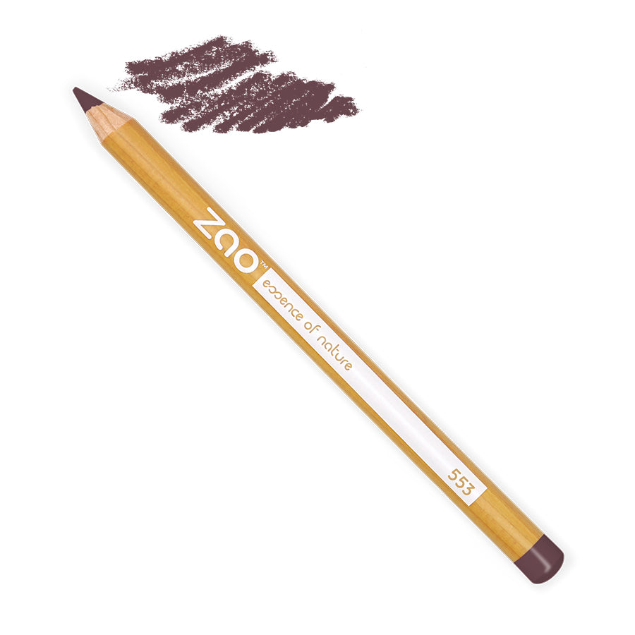 Zao - crayon yeux et sourcils 553 brun 1,14g - certifié bio