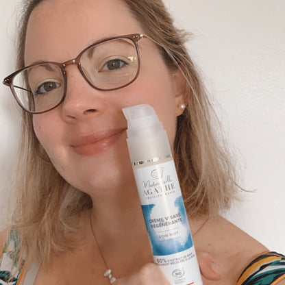 Mademoiselle Agathe - crème visage régénérante nuit 50 ml - certifié bio
