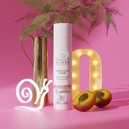 Mademoiselle Agathe - crème riche visage anti-âge 50 ml - certifié bio