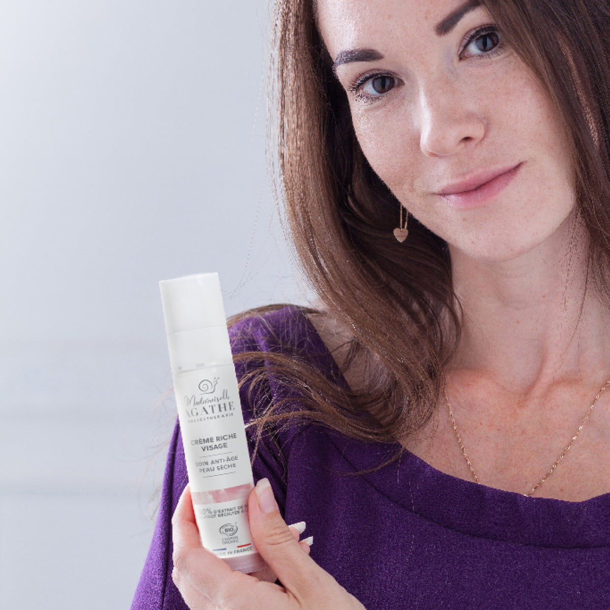 Mademoiselle Agathe - crème riche visage anti-âge 50 ml - certifié bio