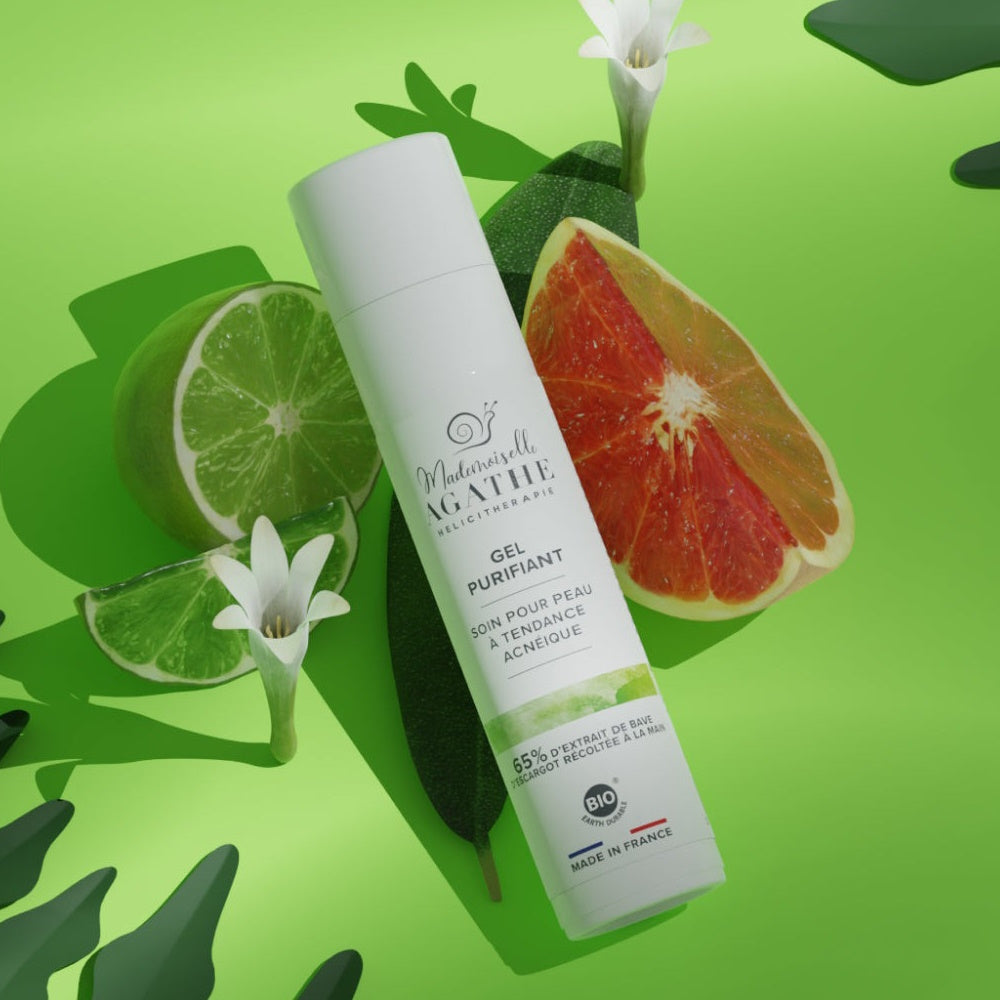 Mademoiselle Agathe - gel purifiant pour peau à tendance acnéique 50 ml - certifié bio