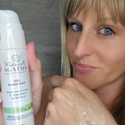 Mademoiselle Agathe - gel purifiant pour peau à tendance acnéique 50 ml - certifié bio