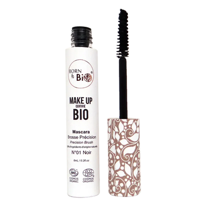 Born to bio - mascara précision 01 noir 6ml - certifié bio