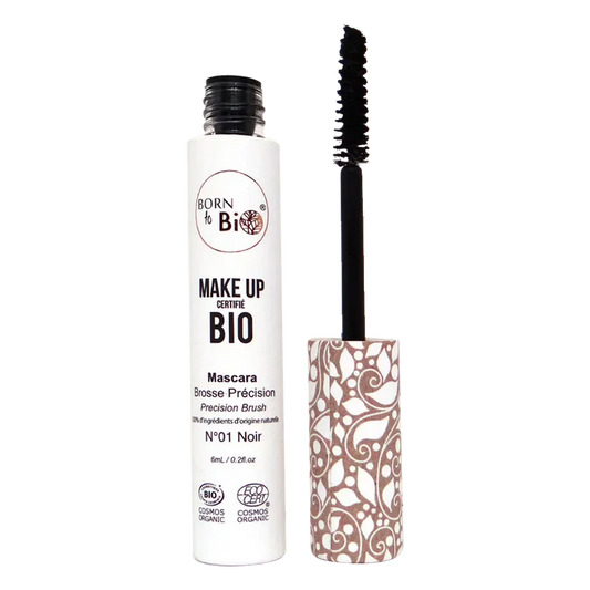Born to bio - mascara précision 01 noir 6ml - certifié bio