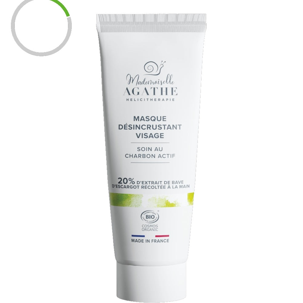 Mademoiselle Agathe - masque visage charbon actif 75 ml