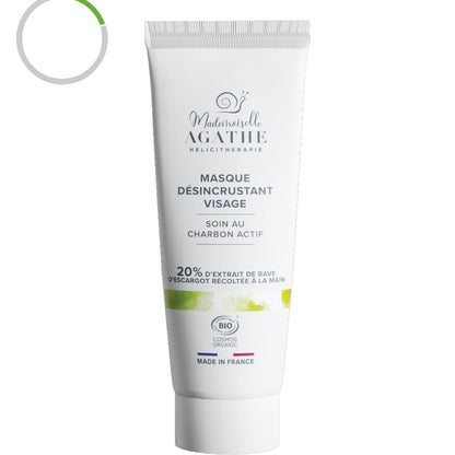Mademoiselle Agathe - masque visage charbon actif 75 ml
