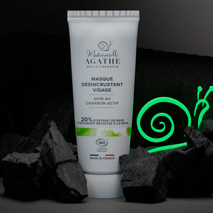 Mademoiselle Agathe - masque visage charbon actif 75 ml