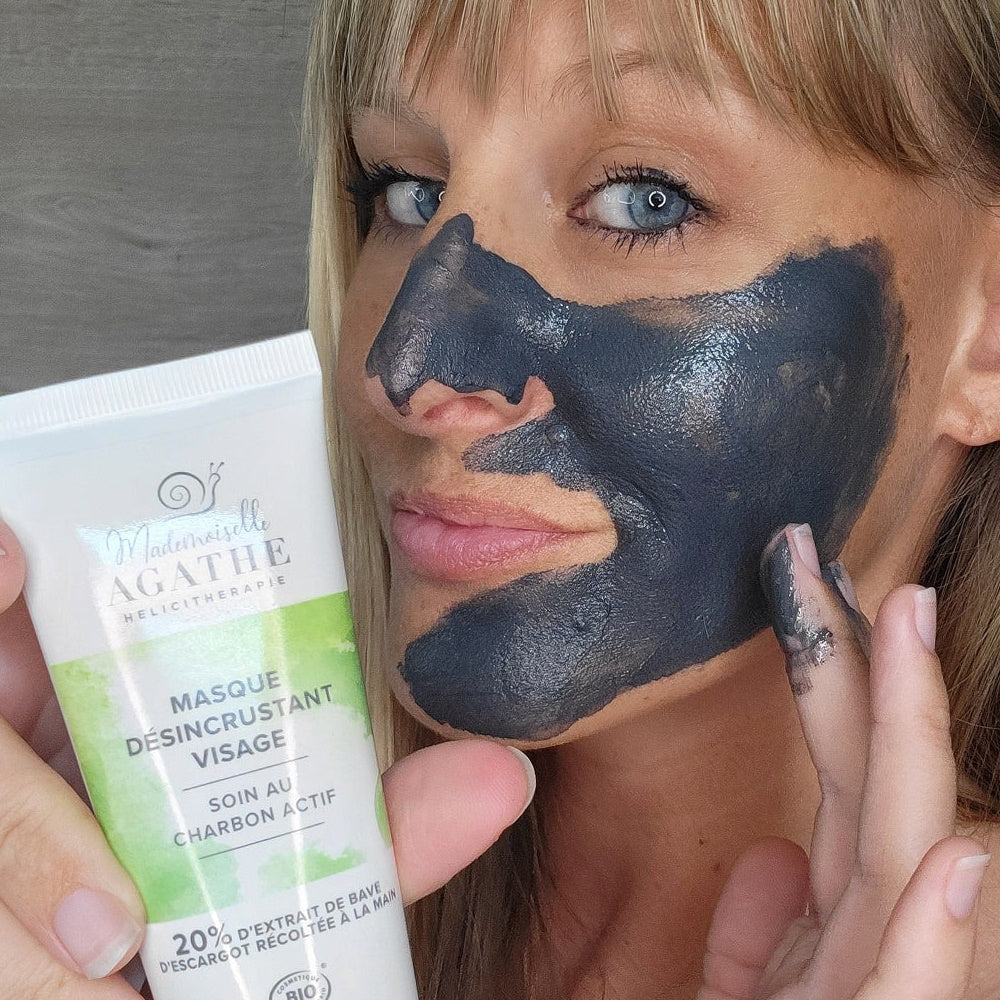 Mademoiselle Agathe - masque visage charbon actif 75 ml
