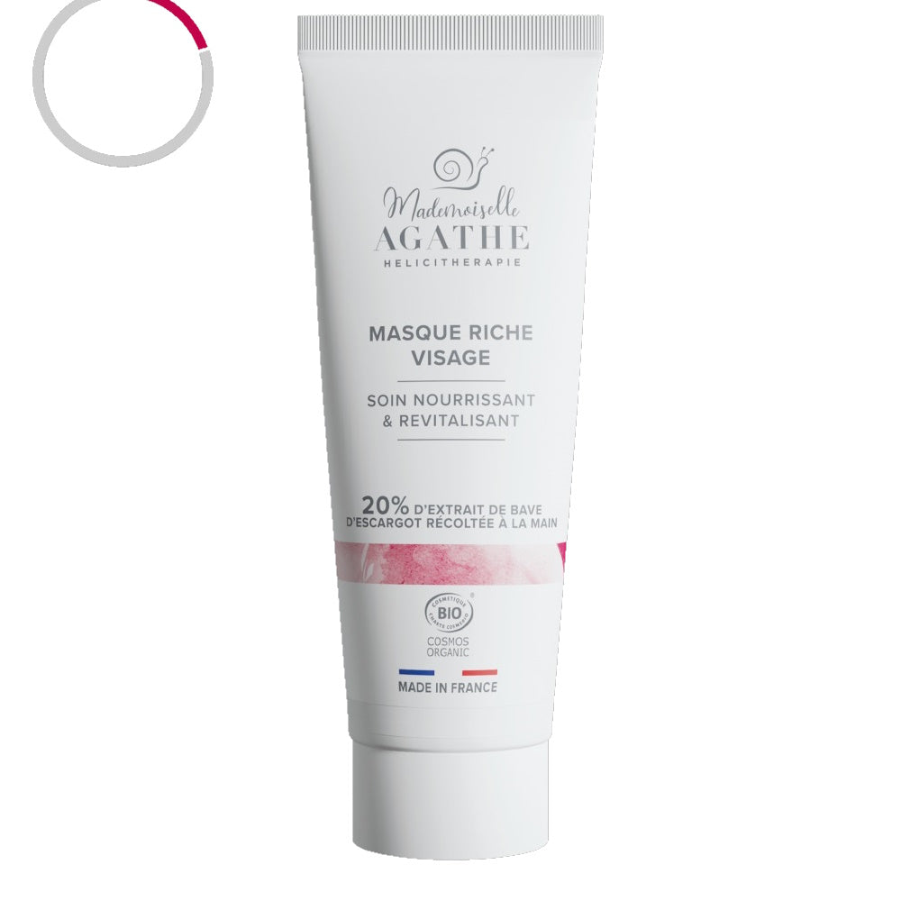 Mademoiselle Agathe - masque visage riche 75 ml