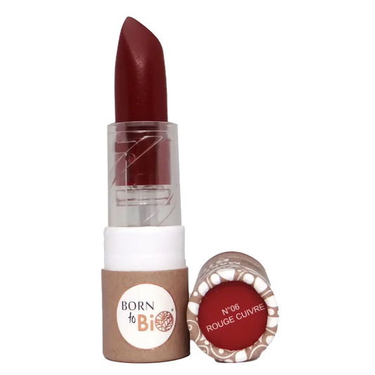 Born to Bio - Rouge à lèvres 06 rouge cuivre 3,5g - certifié bio
