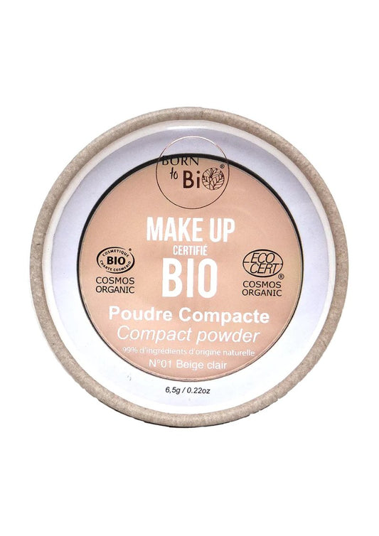 Born to Bio - poudre compacte 6,5 g - certifié bio