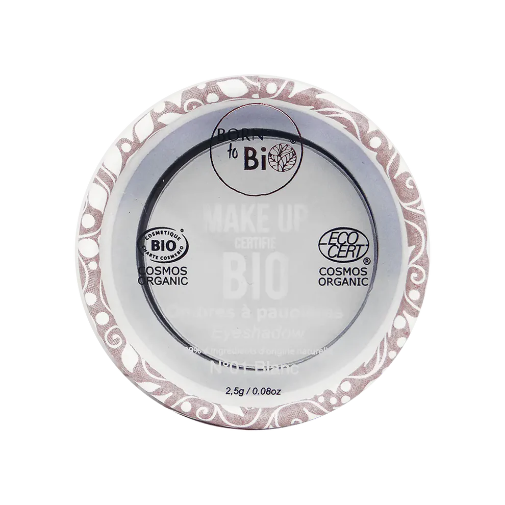 Born to bio -Ombre à paupières 01 blanc 2,5g