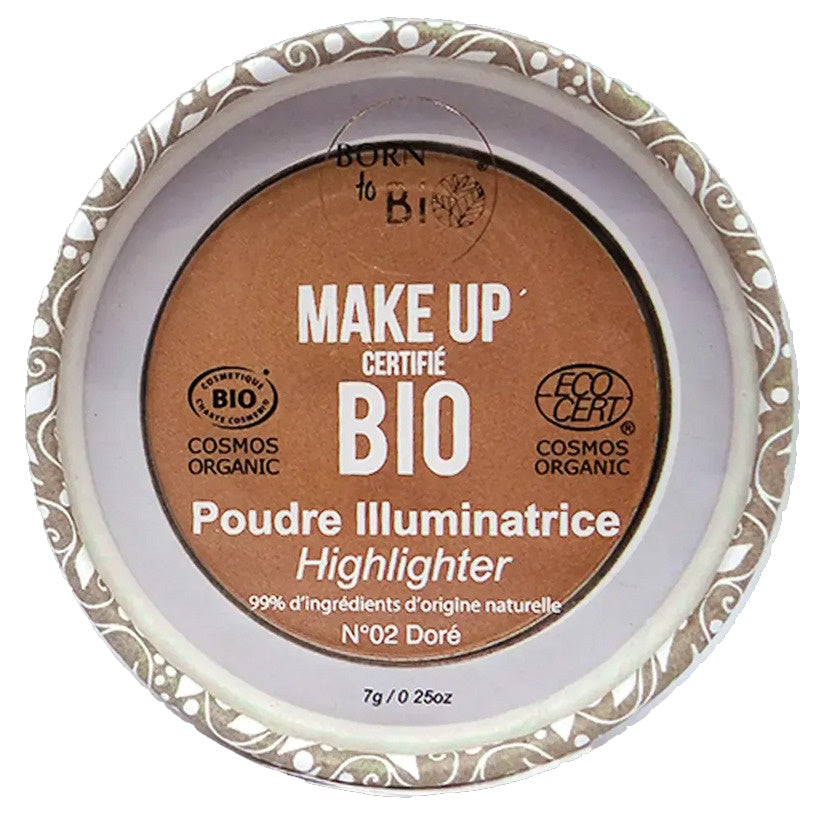 Born to Bio - poudre illuminatrice (highlighter) - certifié bio
