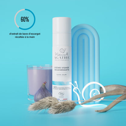 Mademoiselle Agathe - crème visage régénérante jour 50 ml - certifié bio