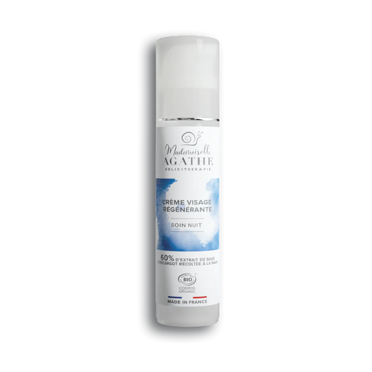 Mademoiselle Agathe - crème visage régénérante nuit 50 ml - certifié bio